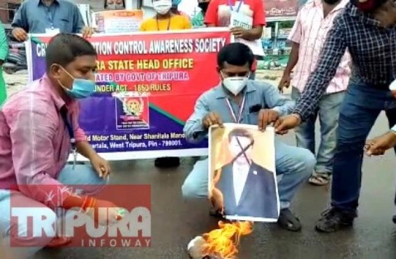 India-China faceoff : Xi Jinpingâ€™s photo burnt in Tripura in Anti-China protest row